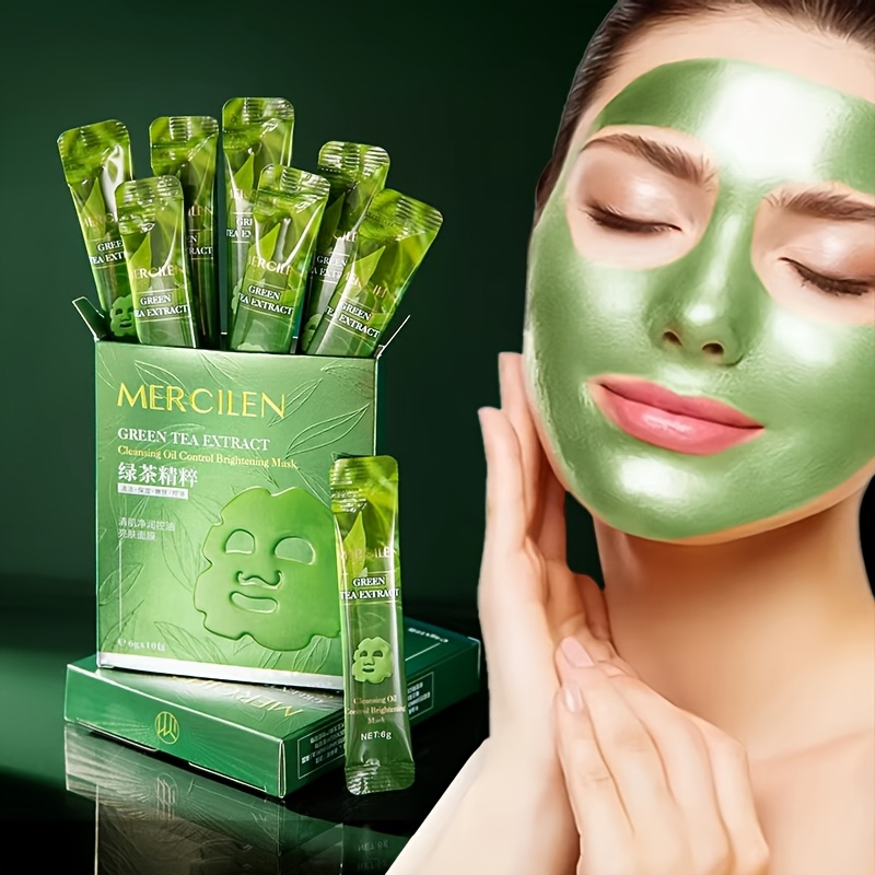 Collagen Sheet Mask - 10 pcs Masker Wajah Peeling Teh