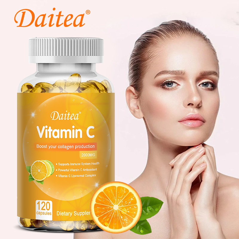 Vitamin C Powder - Vitamin C 2000 Mg kapsul suplemen