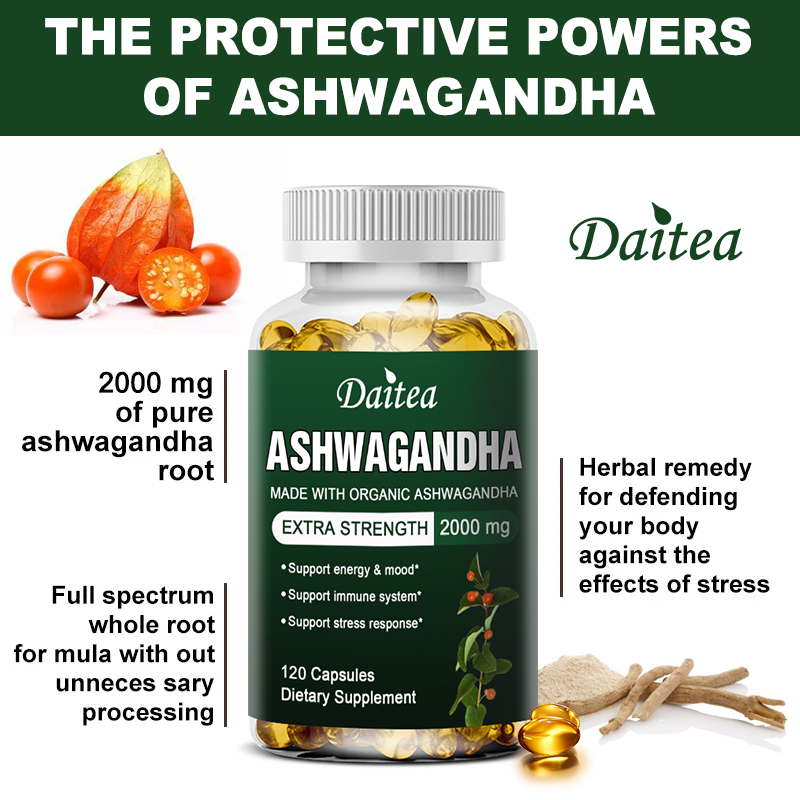 Daitea kapsul ekstrak Ashwagan - Vitamin C Powder ulasan dan harga