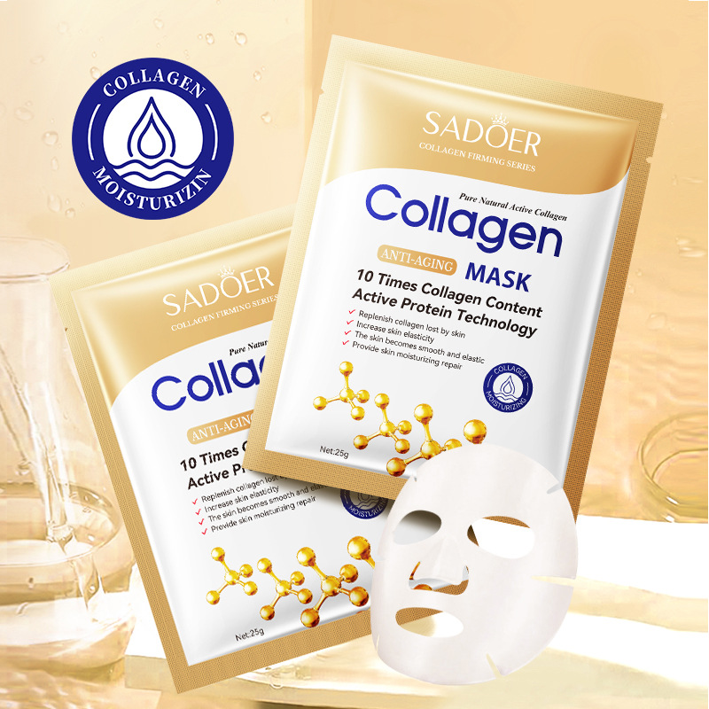 10 Buah Masker Wajah Kolagen A - Collagen Sheet Mask ulasan dan harga