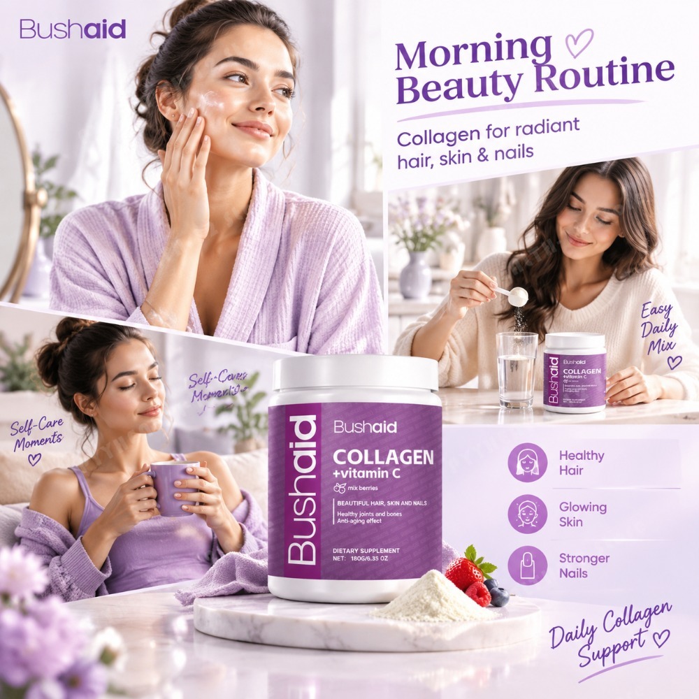 Bubuk Peptida Kolagen Laut Ter - Vitamin C Powder ulasan dan harga