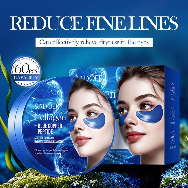 60 Buah Masker Mata Kolagen Kr - Collagen Sheet Mask ulasan dan harga
