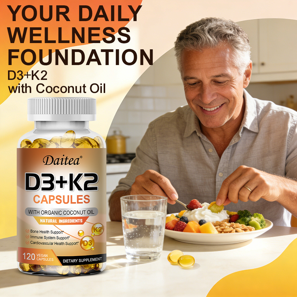 Kapsul Vitamin D3 K2 - 5000 IU - Vitamin C Powder ulasan dan harga