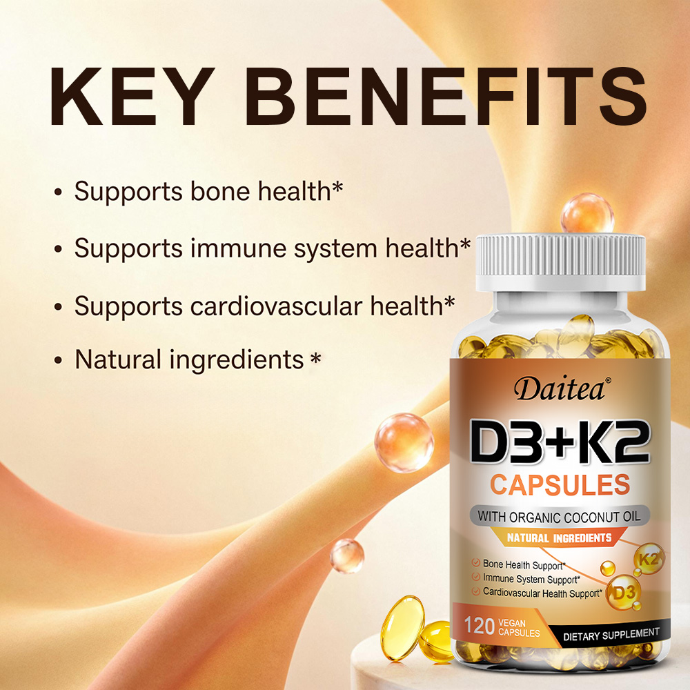 Kapsul Vitamin D3 K2 - 5000 IU - Vitamin C Powder ulasan dan harga